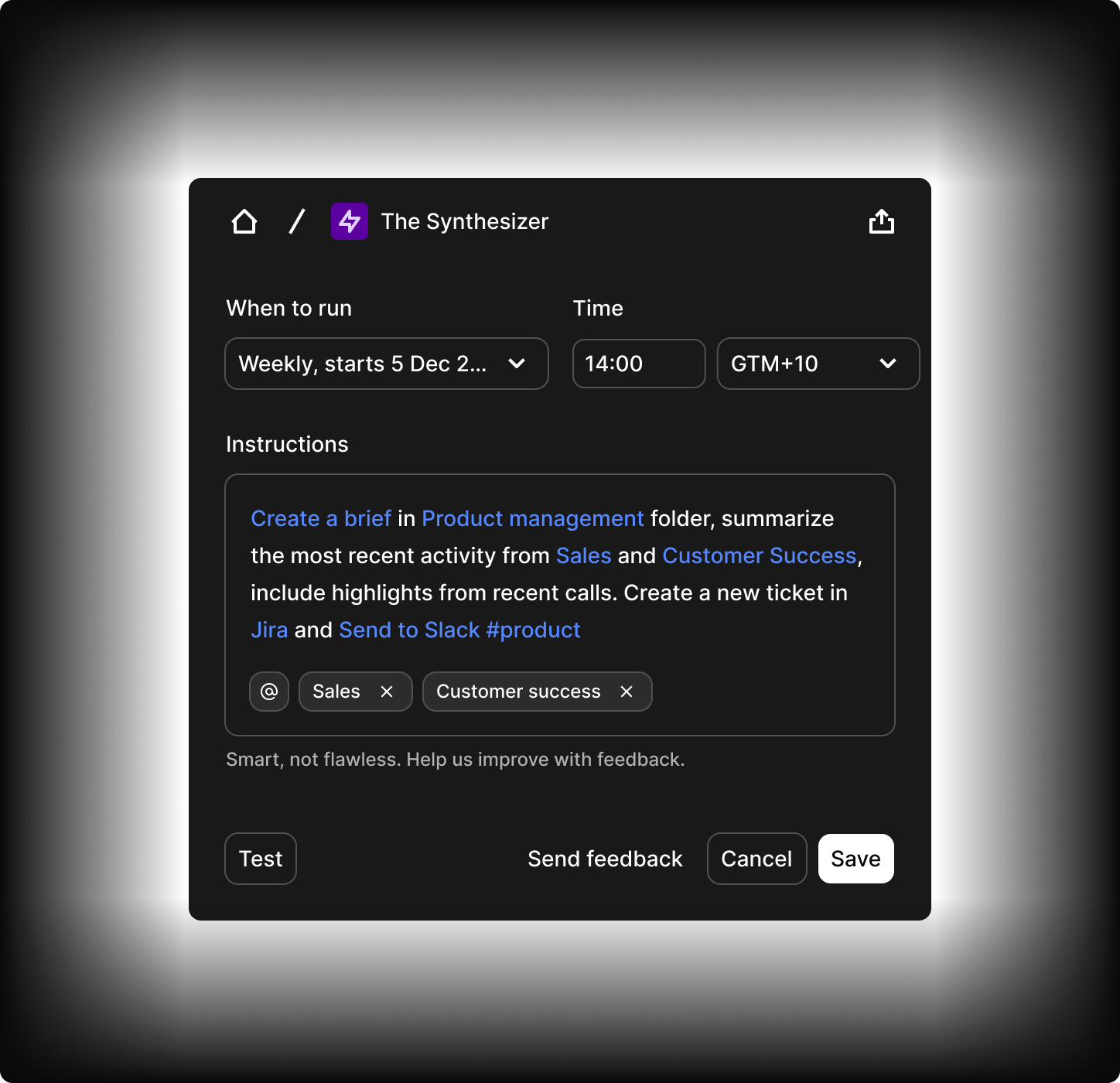 AI Agent automating the path from emerging theme to team notification